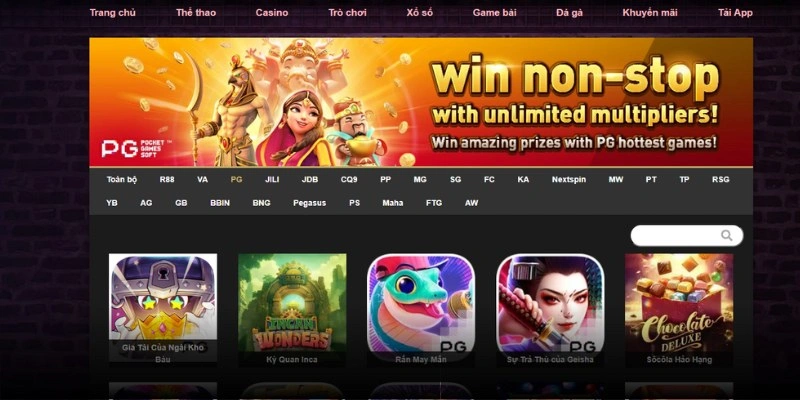 Danh mục bắn cá Vx88 với hàng trăm game hot