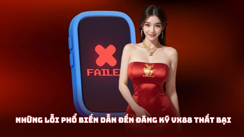 Những lỗi phổ biến dẫn đến đăng ký Vx88 thất bại Những lỗi phổ biến dẫn đến đăng ký Vx88 thất bại