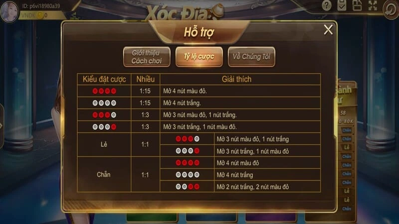Quy tắc trong game xóc đĩa đổi thưởng Quy tắc trong game xóc đĩa đổi thưởng
